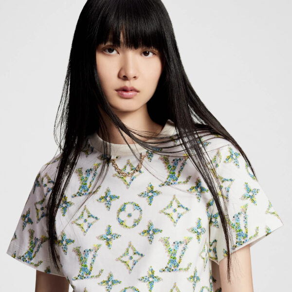 Áo Thun Họa Tiết Monogram - Ảnh 2